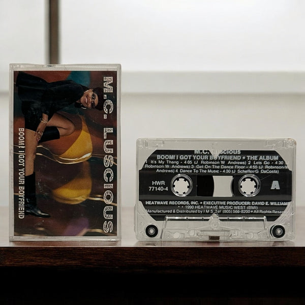 •M.C. LUSCIOUS - BOOM! I GOT YOUR BOYFRIEND• ~1990 OG PRESSING~ (CASSETTE TAPE)