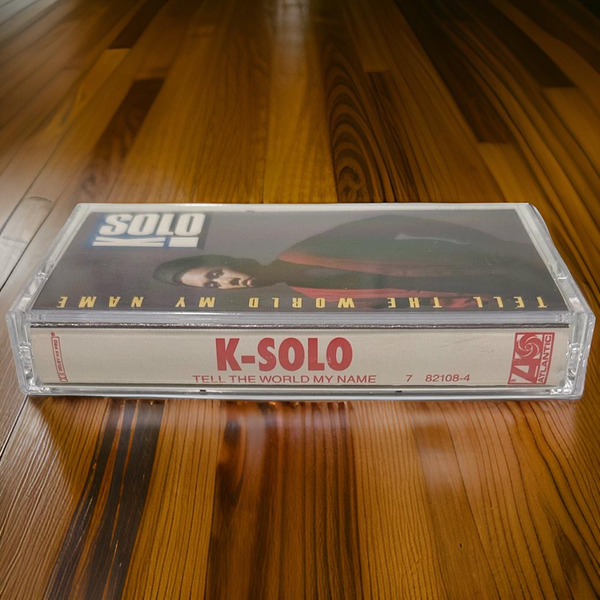 •K-SOLO - TELL THE WORLD MY NAME• ~1990 OG PRESSING~ (CASSETTE TAPE)