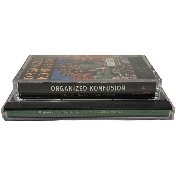 •ORGANIZED KONFUSION - STRESS: THE EXTINCTION AGENDA• ~1994 OG PRESSINGS~ (CD & CASSETTE TAPE)
