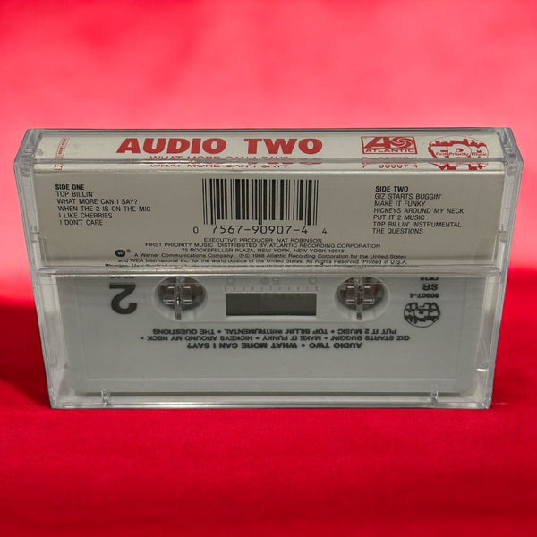 •AUDIO TWO - WHAT MORE CAN I SAY?• ~1988 OG PRESSING~ (CASSETTE TAPE)