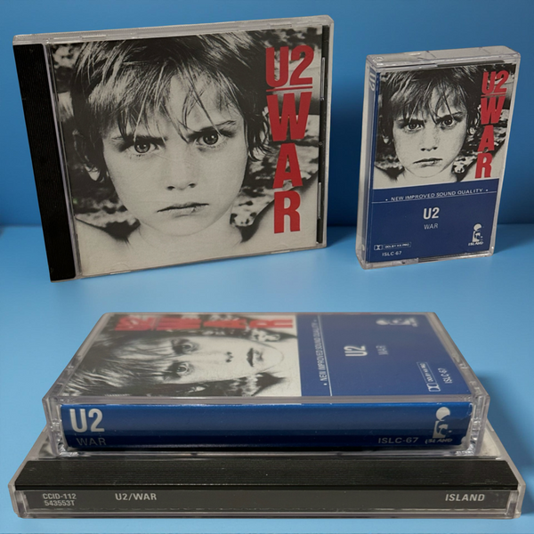 •U2 - WAR• ~1983 OG CANADIAN REPRESSINGS~ (CD & CASSETTE TAPE)