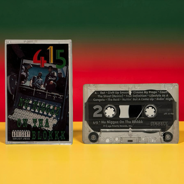 •415 ~ NU NIGGAZ ON THA BLOKKK• ~1991 OG PRESSING~ (CASSETTE TAPE) (1)