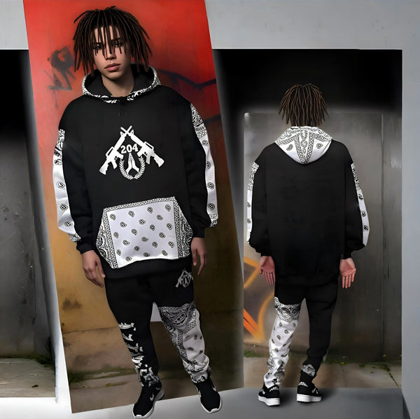 ^204 LA FAMILIA^ ~TEAM AK~ FULL SWEATSUITS (CUT & SEW WITH EMBROIDERED LOGOS)
