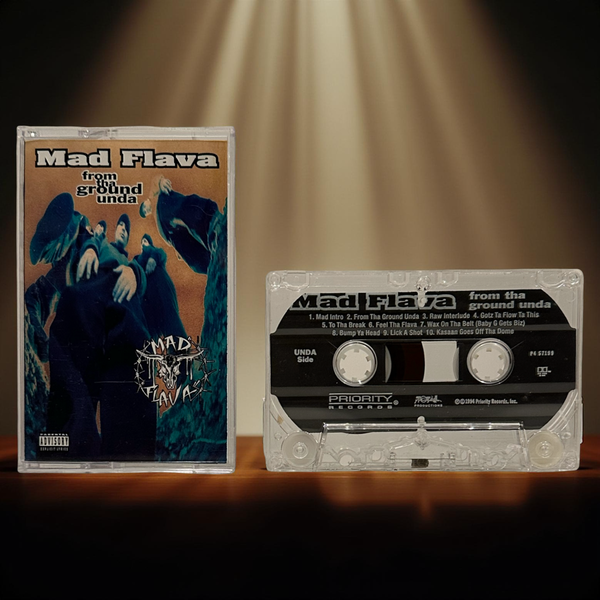 •MAD FLAVA - FROM THA GROUND UNDA• ~1994 OG PRESSING~ (CASSETTE TAPE)