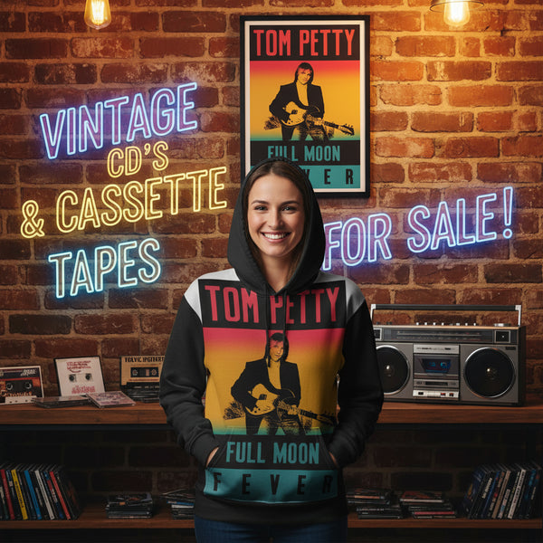 •TOM PETTY - FULL MOON FEVER• ~1989 OG CANADIAN PRESSING~ (CASSETTE TAPE) (BLACK SHELL)