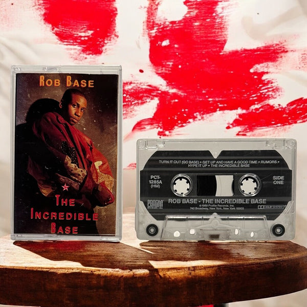 •ROB BASE ~ THE INCREDIBLE BASE• ~1989 OG PRESSING~ (CASSETTE TAPE)