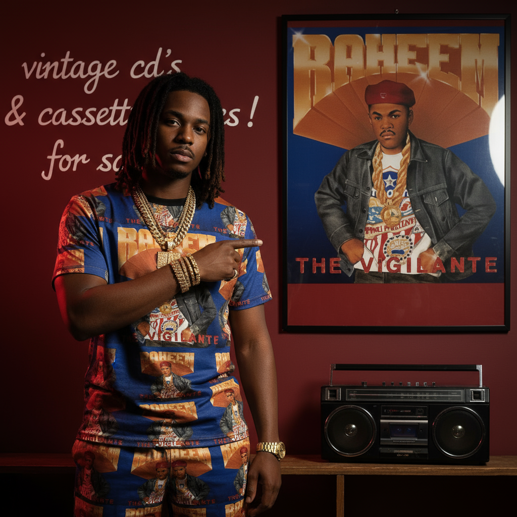 •RAHEEM - THE VIGILANTE• ~1988 OG PRESSING~ (CASSETTE TAPE)