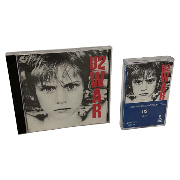 •U2 - WAR• ~1983 OG CANADIAN REPRESSINGS~ (CD & CASSETTE TAPE)