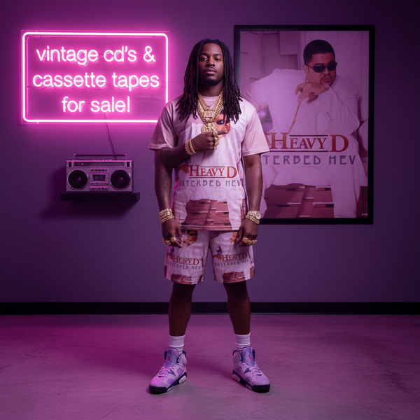 •HEAVY D ~ WATERBED HEV• ~1997 OG PRESSING~ (CASSETTE TAPE)