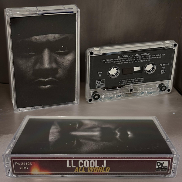 •LL COOL J ~ ALL WORLD• ~1996 OG PRESSING~ (CASSETTE TAPE)