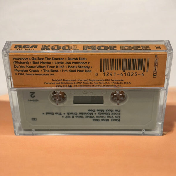 •KOOL MOE DEE - KOOL MOE DEE• ~1986 OG PRESSING~ (CASSETTE TAPE)