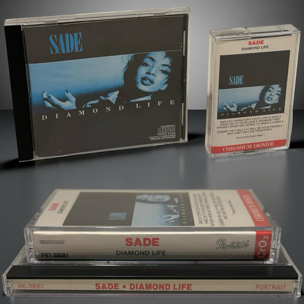 •SADE - DIAMOND LIFE• ~1985 OG CANADIAN PRESSINGS~ (CD & CASSETTE TAPE)