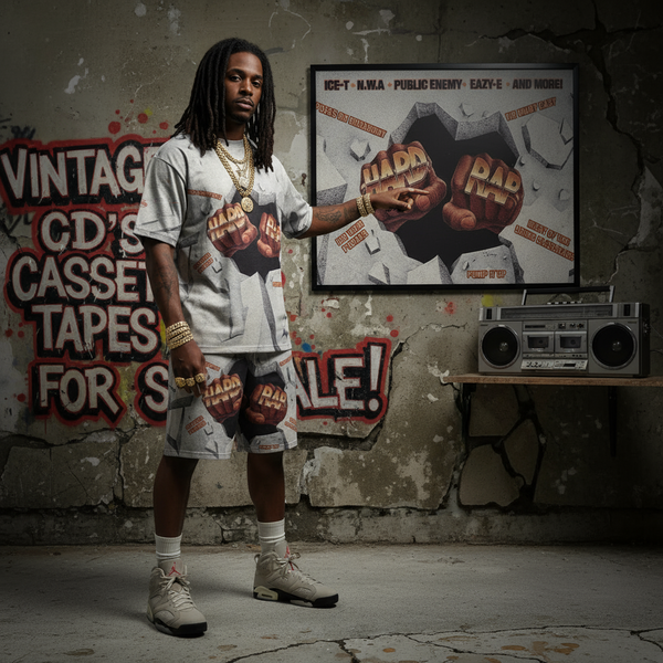 •HARD RAP - COMPILATION• ~1989 OG PRESSING~ (CASSETTE TAPE)