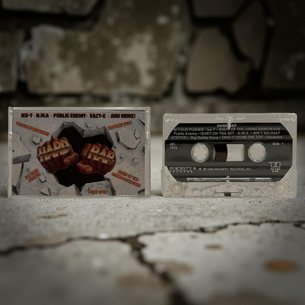 •HARD RAP - COMPILATION• ~1989 OG PRESSING~ (CASSETTE TAPE)