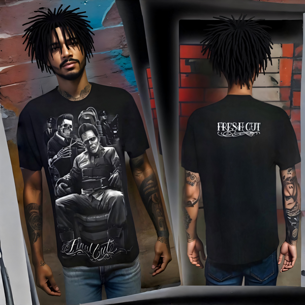 ^DGA^ (BLACK) ~FRESH CUT~ SHORT SLEEVE T-SHIRTS