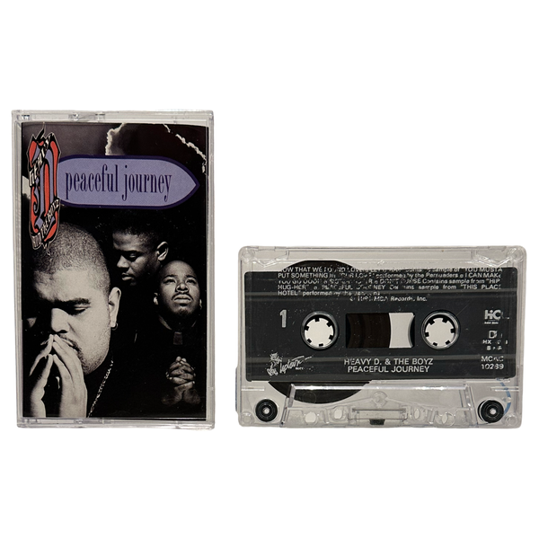 •HEAVY D. & THE BOYZ - PEACEFUL JOURNEY• ~1991 OG PRESSING~ (CASSETTE TAPE)