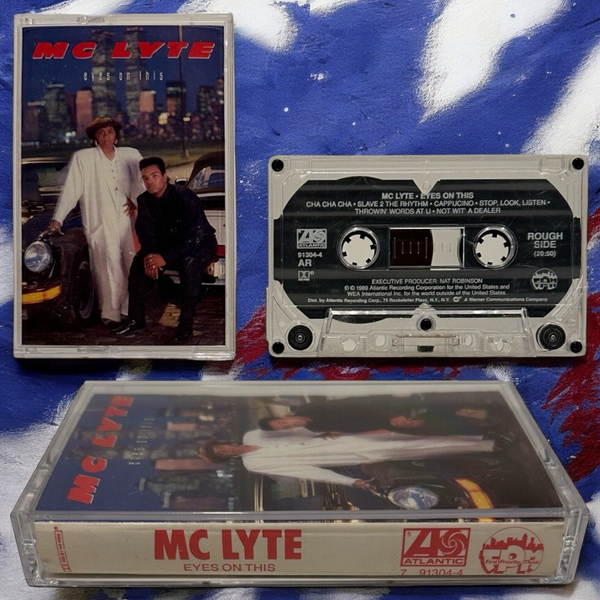 •MC LYTE ~ EYES ON THIS• ~1989 OG PRESSING~ (CASSETTE TAPE)