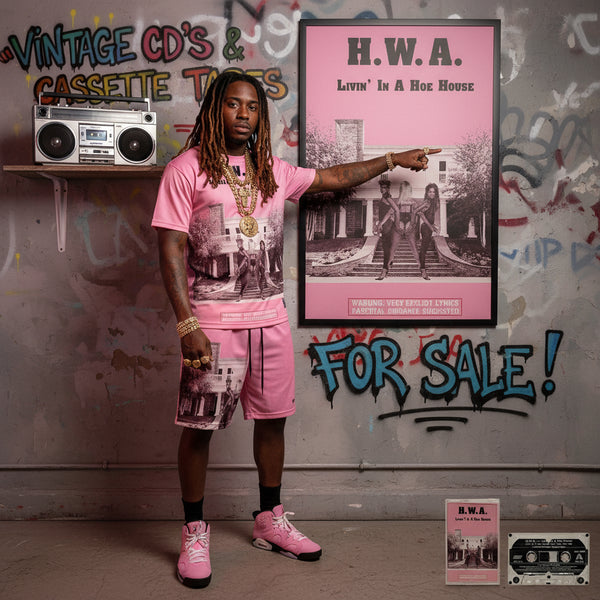 •H.W.A. - LIVIN’ IN A HOE HOUSE• ~1990 OG PRESSING~ (CASSETTE TAPE)
