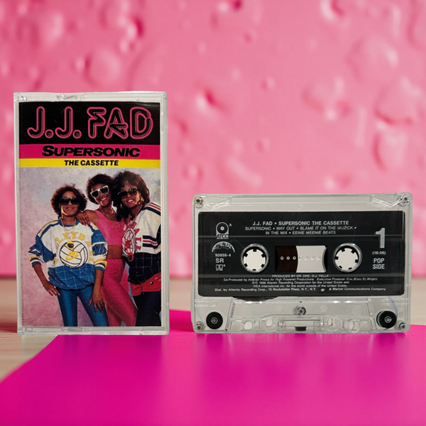 •J.J. FAD - SUPERSONIC• ~1988 OG PRESSING~ (CASSETTE TAPE)