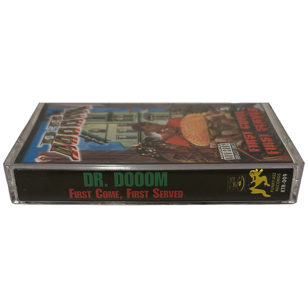 •DR. DOOOM - FIRST COME, FIRST SERVED• ~1999 OG PRESSINGS~ (CD & CASSETTE TAPE)