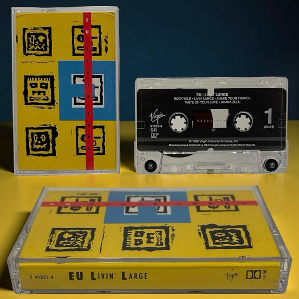 •E.U. - LIVIN’ LARGE• ~1989 OG PRESSING~ (CASSETTE TAPE)