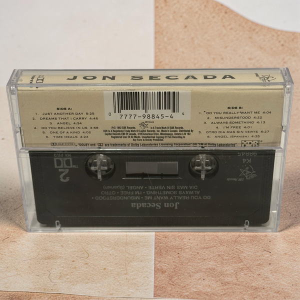 •JON SECADA ~ JON SECADA• ~1992 OG CANADIAN PRESSINGS~ (CD & CASSETTE TAPE)