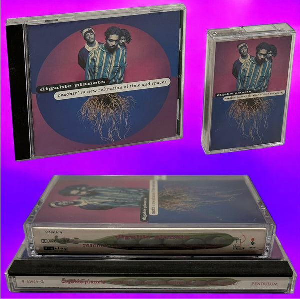 •DIGABLE PLANETS - REACHIN’ (A NEW REFUTATION OF TIME AND SPACE) ~1993 OG PRESSINGS~ (CD & CASSETTE TAPE)