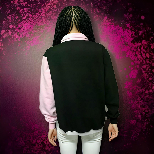 ^CHAMPION CHIEF^ LUXURY (PINK-MULTI) ZIP UP TRACK JACKETS (UNISEX) (COLLARED))