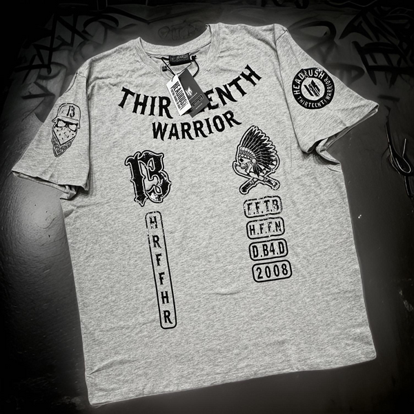 *HEADRUSH* (Heather Grey) ~Thirteenth Warrior~ Short Sleeve T-Shirts