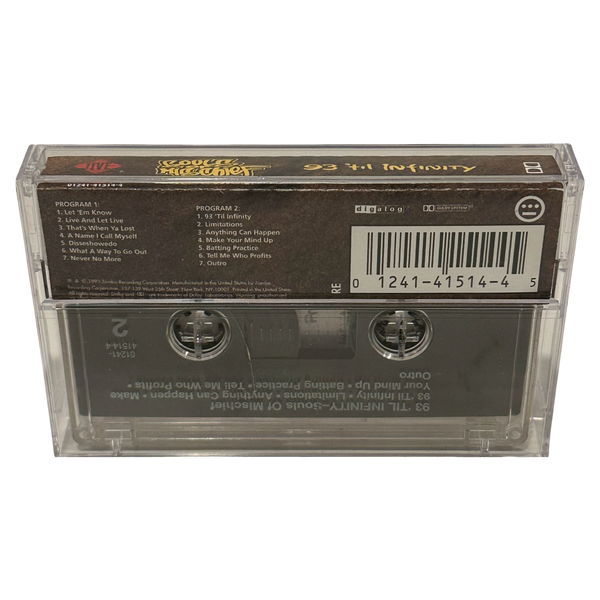 •SOULS OF MISCHIEF - 93 ‘TILL INFINITY• ~1993 OG PRESSING~ (CASSETTE TAPE)
