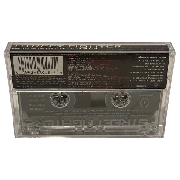 •STREET FIGHTER - SOUNDTRACK• ~1994 OG PRESSINGS~ (CD & CASSETTE TAPE)