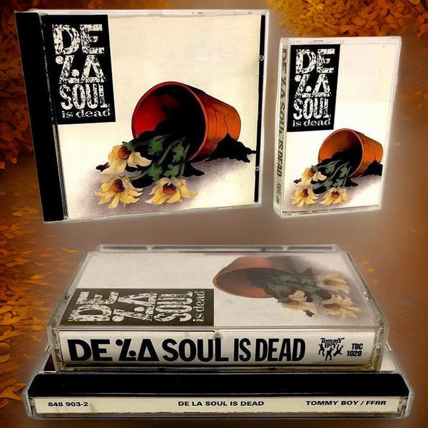 •DE LA SOUL - DE LA SOUL IS DEAD• (1991) (CASSETTE & CD AVAILABLE) (ORIGINAL PRESSINGS)