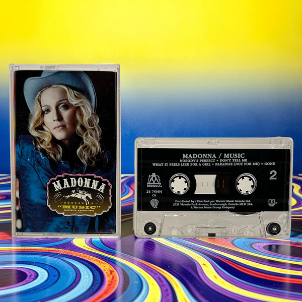 •MADONNA ~ MUSIC• ~2000 OG CANADIAN PRESSINGS~ (CD & CASSETTE TAPE)