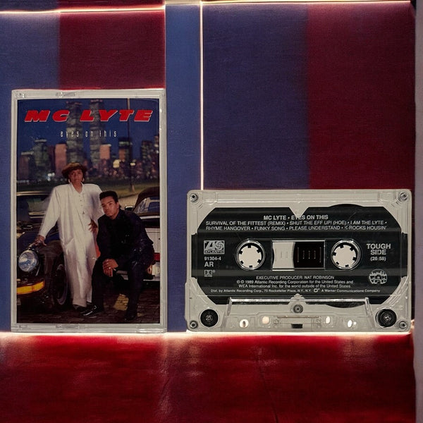 •MC LYTE ~ EYES ON THIS• ~1989 OG PRESSING~ (CASSETTE TAPE)