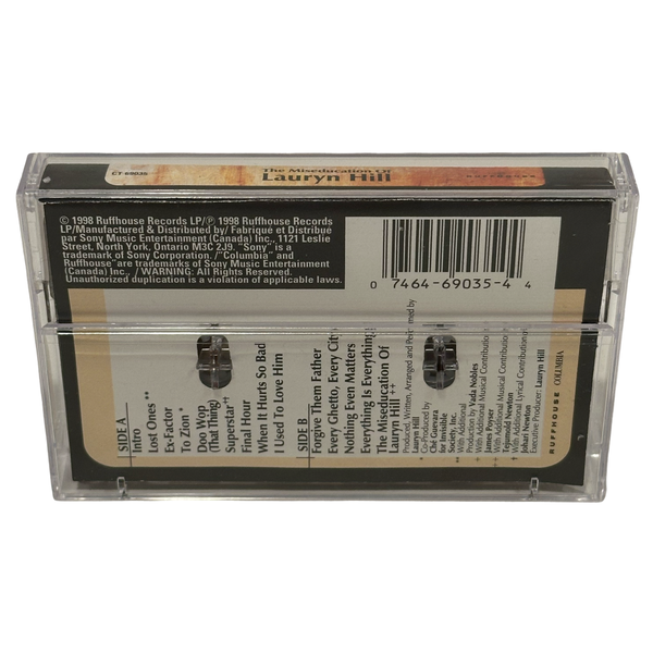 •LAURYN HILL - THE MISEDUCATION OF LAURYN HILL• ~1998 OG CANADIAN PRESSING~ (CASSETTE TAPE)