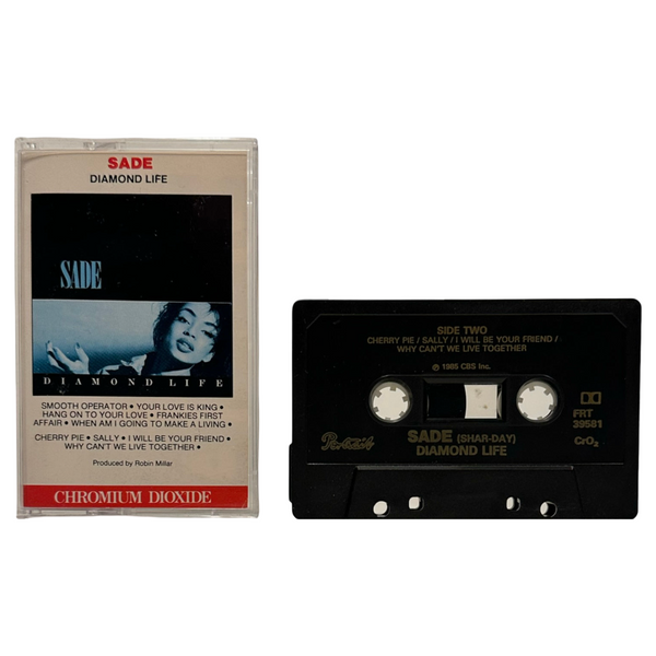 •SADE - DIAMOND LIFE• ~1985 OG CANADIAN PRESSINGS~ (CD & CASSETTE TAPE)