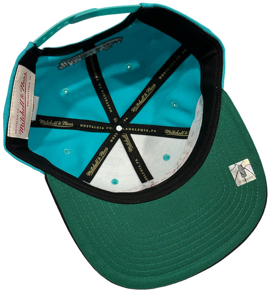 *Vancouver Grizzlies* (Aqua-Black) snapback hats by Mitchell & Ness