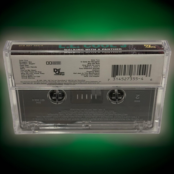 •L.L. COOL J ~ WALKING WITH A PANTHER• ~1989 OG PRESSING~ (CASSETTE TAPE) (2)