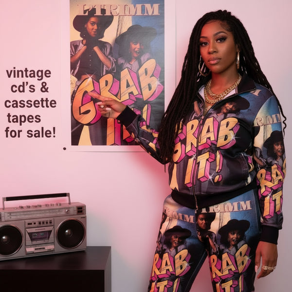 •L’TRIMM - GRAB IT!• ~1988 OG PRESSING~ (CASSETTE TAPE) (1)