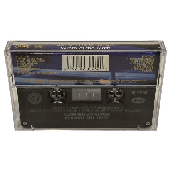 •JERU THE DAMAJA - WRATH OF THE MATH• ~1996 OG CANADIAN PRESSINGS~ (CD & CASSETTE TAPE)