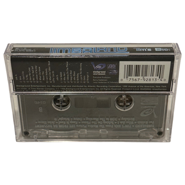 •TIMBALAND ~ TIM’S BIO: FROM THE MOTION PICTURE: LIVE FROM DA BASEMENT• ~1998 OG PRESSINGS~ (CD & CASSETTE TAPE)