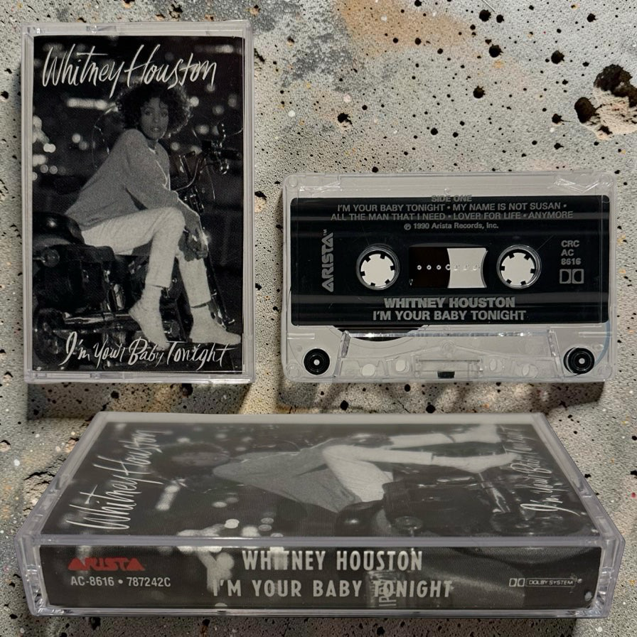 •WHITNEY HOUSTON ~ I’M YOUR BABY TONIGHT• ~1990 OG PRESSING~ (CASSETTE TAPE)