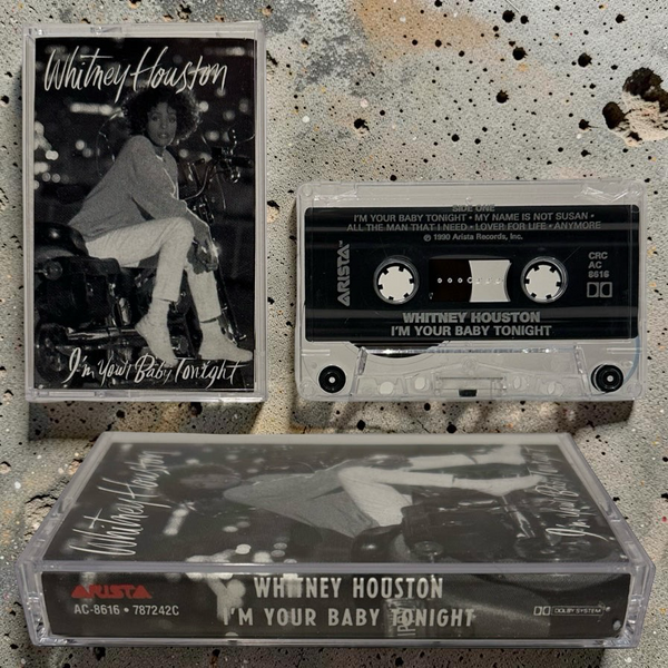 •WHITNEY HOUSTON ~ I’M YOUR BABY TONIGHT• ~1990 OG PRESSING~ (CASSETTE TAPE)