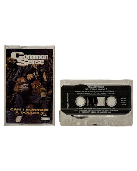 •COMMON SENSE - CAN I BORROW A DOLLAR?• ~1992 OG PRESSING (CASSETTE TAPE)