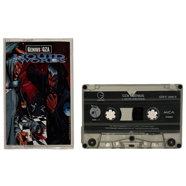•GENIUS/GZA - LIQUID SWORDS• ~1995 OG PRESSINGS~ (CD & INDONESIAN CASSETTE TAPE)