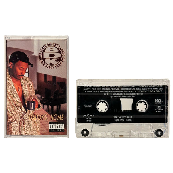 •BIG DADDY KANE - DADDY’S HOME• ~1994 OG PRESSING~ (CASSETTE TAPE)