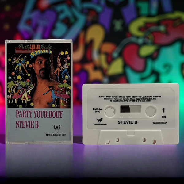 •STEVIE B - PARTY YOUR BODY• ~1988 OG PRESSING~ (CASSETTE TAPE)