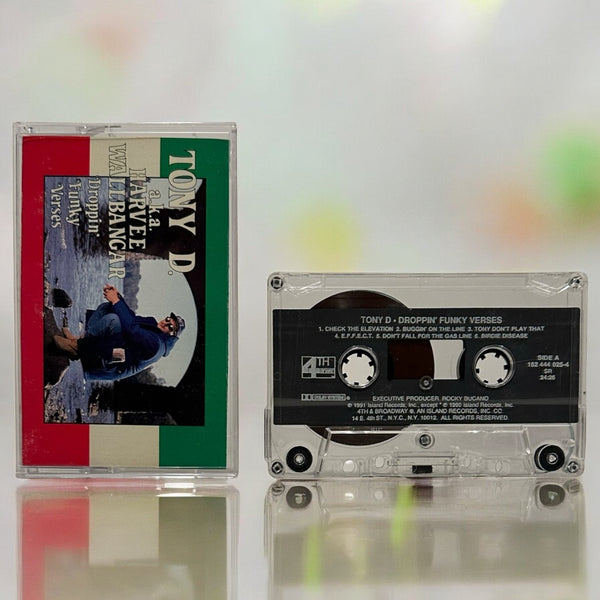 •TONY D - DROPPIN’ FUNKY VERSES• ~1991 OG PRESSING~ (CASSETTE TAPE)