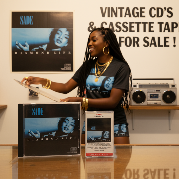 •SADE - DIAMOND LIFE• ~1985 OG CANADIAN PRESSINGS~ (CD & CASSETTE TAPE)