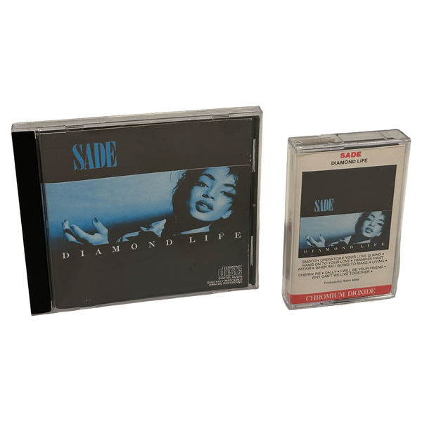 •SADE - DIAMOND LIFE• ~1985 OG CANADIAN PRESSINGS~ (CD & CASSETTE TAPE)